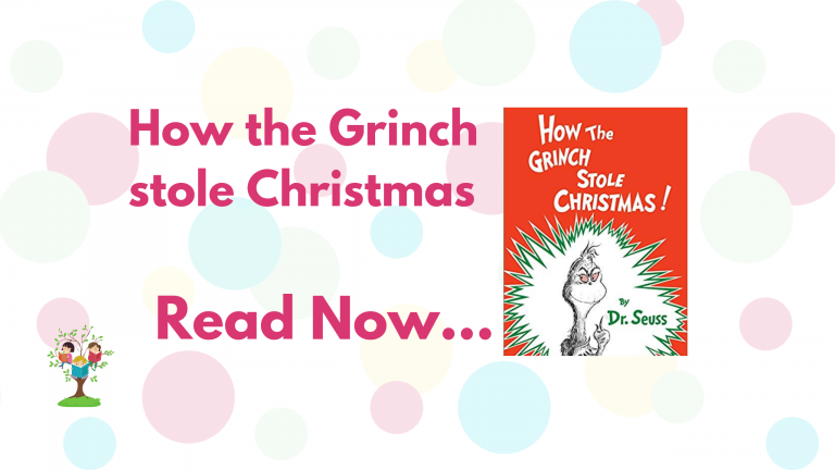 How the Grinch Stole Christmas by Dr Seuss read aloud at BedtimeStoriesforKid.com